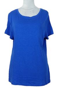 Dámske kobaltově modré tričko M&Co