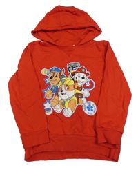 Červená mikina s Paw Patrol a kapucí Nickelodeon