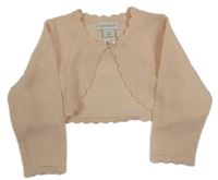 Svetloružové trblietavé svetrové bolerko Monsoon