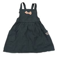 Tmavosivé plátenné šaty s Minnie George