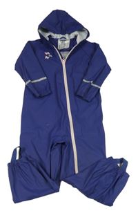 Fialová nepromokavá kombinéza Lupilu