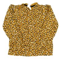 Žlté tričko s fľakmi WE