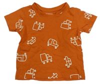 Tehlové tričko s autíčky Primark