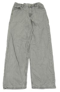 Šedé široké rifle Jack & Jones