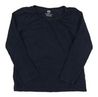 Tmavěmodré tričko H&M