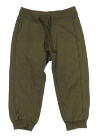 Khaki cuff tepláky Impidimpi 