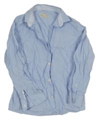 Světlemodrá puntíkatá košile Zara