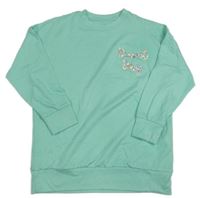 Nové - Mátové mikinotriko s metalickým nápisom Dunnes stores