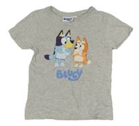 Šedé tričko s Bluey 