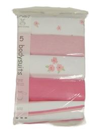 Nové - 5x bielo-ružové body Dunnes