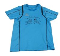 Modré športové tričko s nápisom Erima