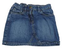 Tmavomodrá rifľová sukňa TCM