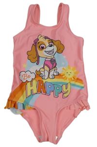 Růžové jednodílné plavky s Paw Patrol H&M