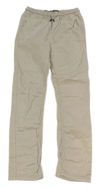 Béžové plátenné nohavice Denim Co.