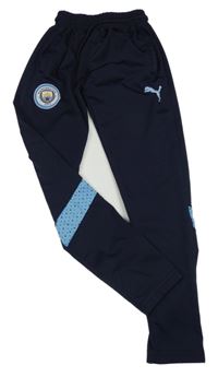 Tmavomodré fotbalové tepláky - Manchester City Puma