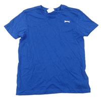Modré tričko s logom Slazenger