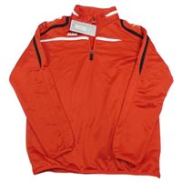 Nové - Červená sportovní mikina s logem Jako