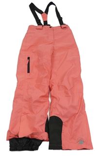 Nové - Lososové šusťákové funkční oteplovačky s odepínacími trakami zn. Crivit