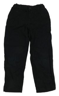 Čierne plátenné chino nohavice H&M