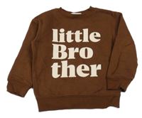 Hnedá mikina s nápisom H&M