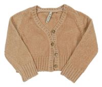 Broskvový prepínaci crop žinylkový sveter Pepe Jeans