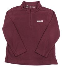 Vínová fleecová funkčná mikina s logom Regatta