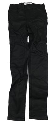 Čierne koženkové tregíny New Look