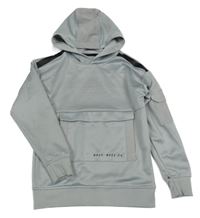 Sivá športová mikina s kapucňou George