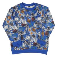 Modrá mikina s kosmonauty Waga Dude