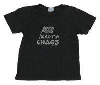 Čierne tričko s pirátem