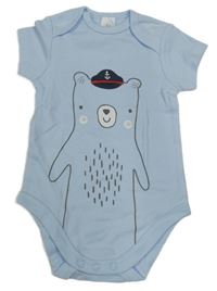 Světlemodré body s medvídkem C&A