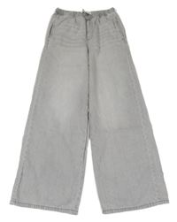 Šedé wide leg rifle Zara