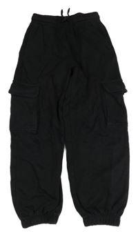 Černé cuff tepláky s kapsami C&A