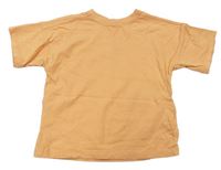 Svetlooranžové melírované oversize tričko George