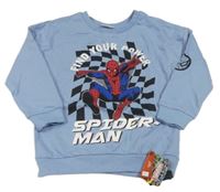 Nové - Modrá mikina so Spider-manem zn. St. Bernard