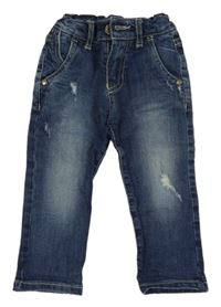 Modré rifle s prošoupáním byblas