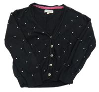 Čierny prepínaci sveter s kamienkami M&S