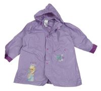 Fialová pláštěnka s Frozen a kapucňou Disney