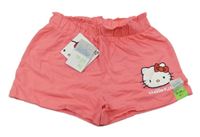 Nové - korálové paper bag kraťasy s Kitty PRIMARK