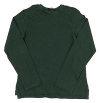 Smaragdové melírované mikinotriko George