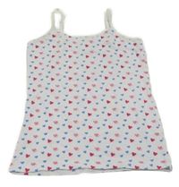 Biely top so srdiečkami JACKY&TOMMY