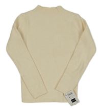 Nové - smotanový rebrovaný úpletový rolák St. Bernard