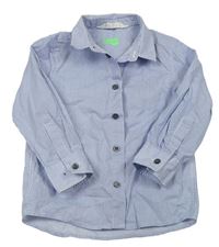 Modro-biela pruhovaná košeľa H&M