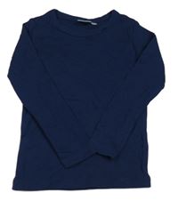 Tmavomodré triko Alive