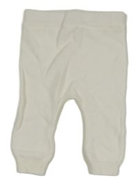 Smotanové pletené tepláky Tu