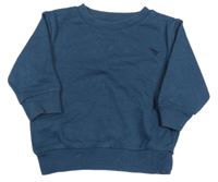 Tmavomodrá mikina s výšivkou Next