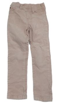 Ružové trblietavé menšestrové elastické nohavice