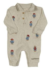 Béžový melírovaný polo overal s Paddingtonem George