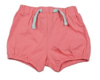 Růžové bavlněné kraťasy Kanz