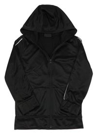 Čierna športová prepínaci mikina s kapucňou Ergeenomixx